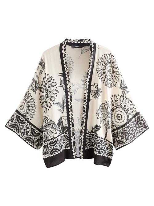 Next Kimono  sort / hvid