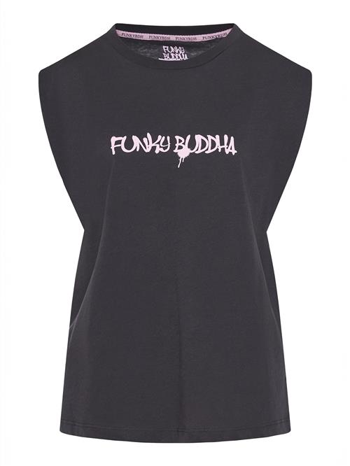 Funky Buddha Shirts  antracit / lys pink