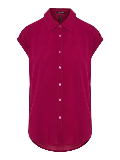 Funky Buddha Bluse  vinrød