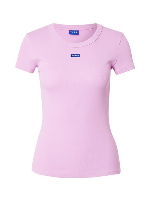 HUGO Shirts 'Easy'  royalblå / lys pink / hvid