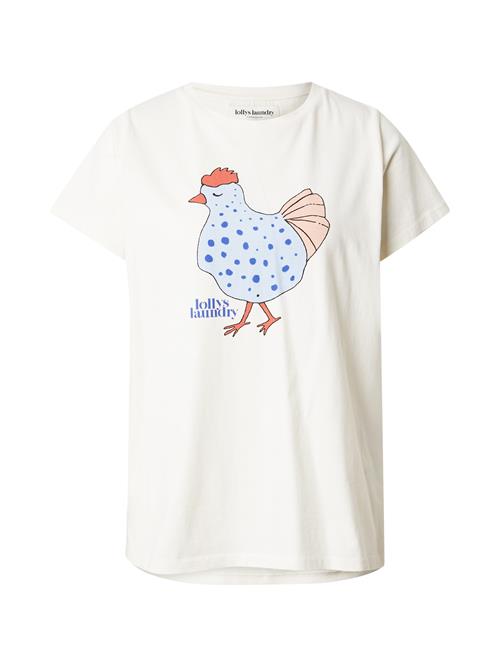 Lollys Laundry Shirts 'Roma'  lyseblå / orange / pudder / hvid