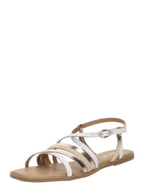 ABOUT YOU Sandaler med rem 'Pelin'  nude / sølv / hvid