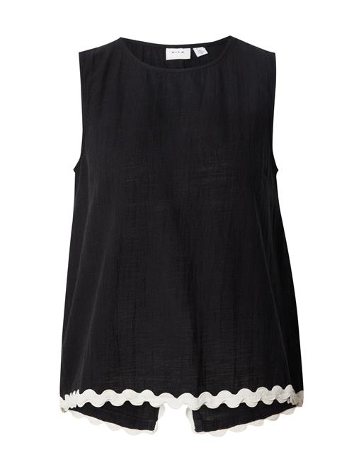 VILA Bluse 'VIManda'  sort / hvid