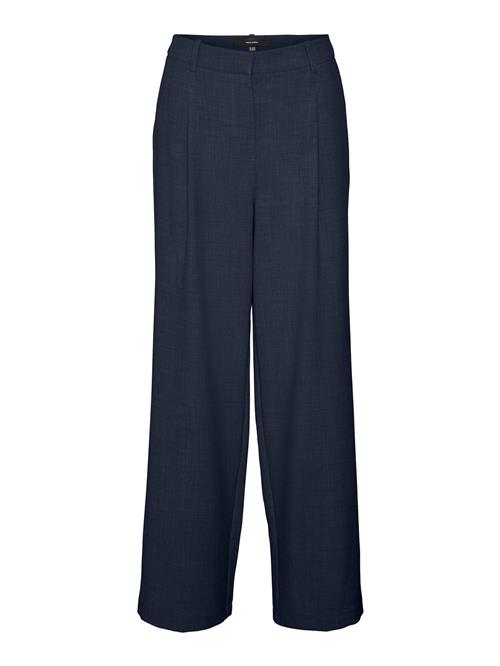 VERO MODA Bukser med lægfolder 'VMCassidy'  navy