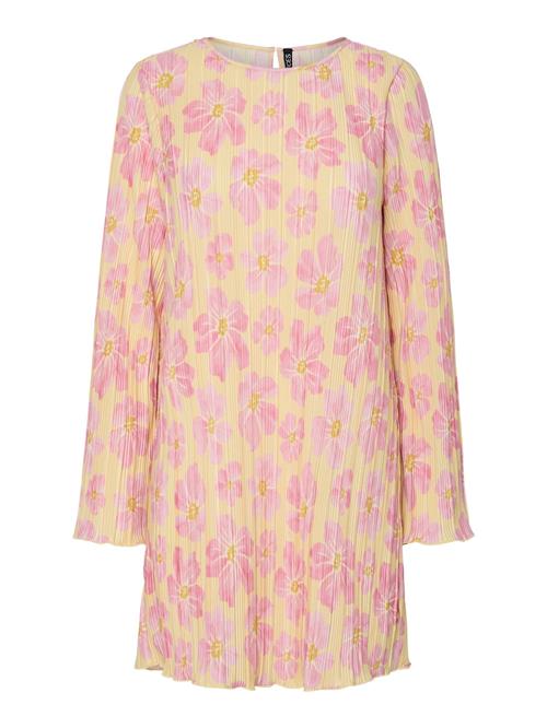 PIECES Kjole 'PCAmber'  sennep / pastelgul / lyserød / lys pink