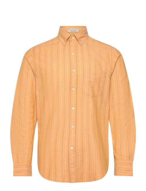 Reg Archive Oxford Stripe Shirt GANT Orange