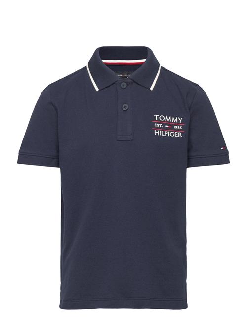 Tommy Flag Hilfiger Polo Reg Ss Tommy Hilfiger Navy