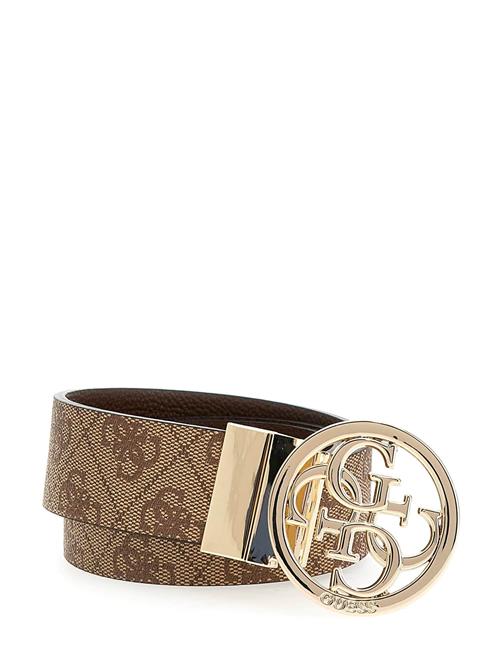 GUESS Bælte 'Noelle'  lysebrun / mørkebrun / guld