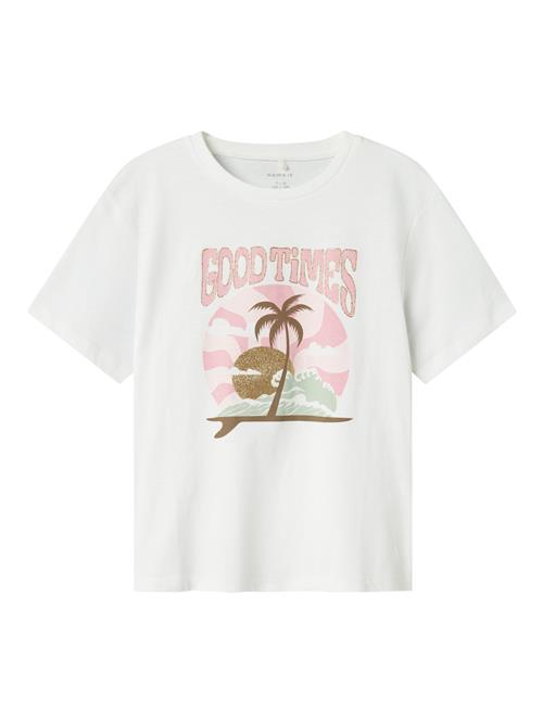 NAME IT Bluser & t-shirts 'NKFJekan'  guld / mint / lyserød / hvid
