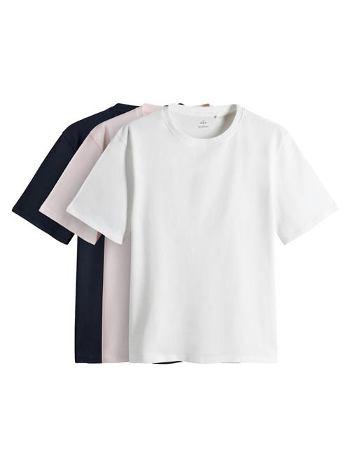 The Set Shirts  navy / pastelpink / hvid