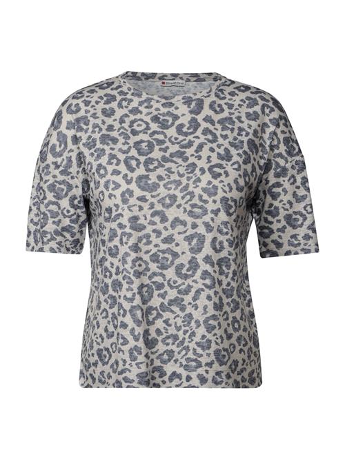 STREET ONE Shirts  lysegrå / mørkegrå