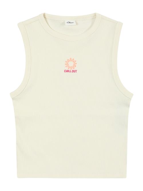 s.Oliver Junior Overdel  orange / magenta / hvid