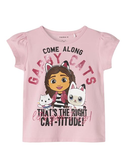 NAME IT Bluser & t-shirts 'Gabby's Dollhouse'  bær / pink / sort / hvid