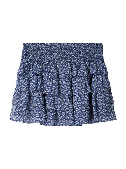 Se Bershka Nederdel  navy / hvid ved About You