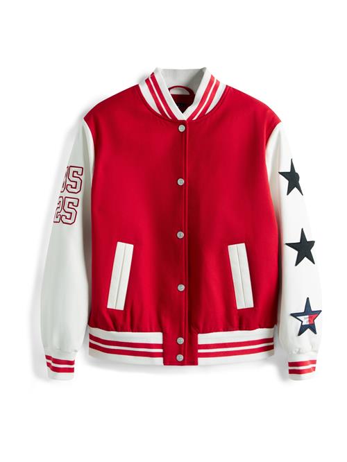 Tommy Jeans Overgangsjakke  marin / rød / hvid