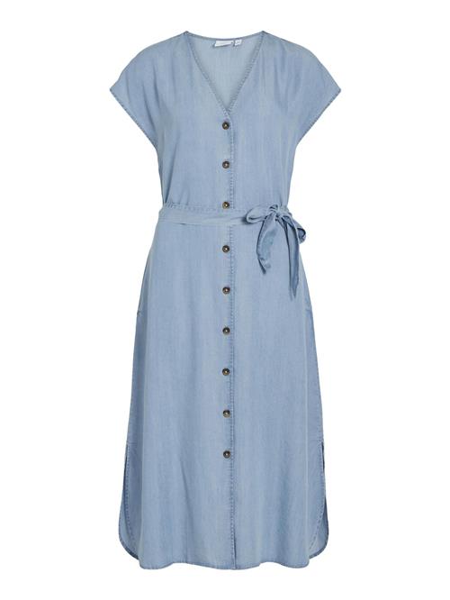 VILA Blusekjole  blue denim