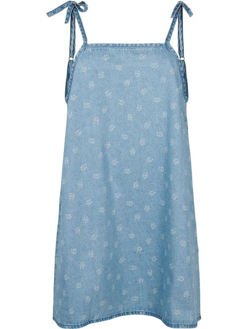 Zizzi Kjole 'Jevelyn'  blue denim / hvid