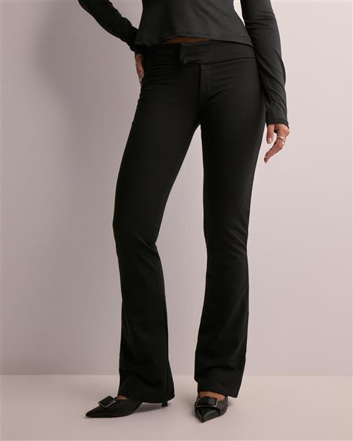 Nelly - Sort - Soft Flare Pants