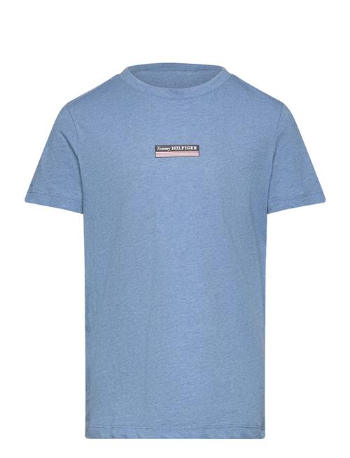 Monotype Striped Reg Tee Ss Tommy Hilfiger Blue