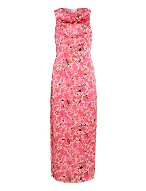 Vianita S/L Waterfall Ankle Dress/Dc/Ka Vila Pink