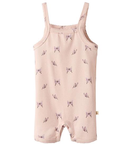Se Lil Atelier Lil' Atelier Sommerdragt - NbfGayo - Peach Blush/Butterfly ved KidsWorld