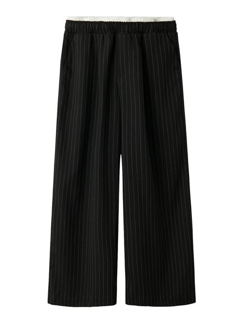 NAME IT Bukser 'Tengrun'  sort / offwhite