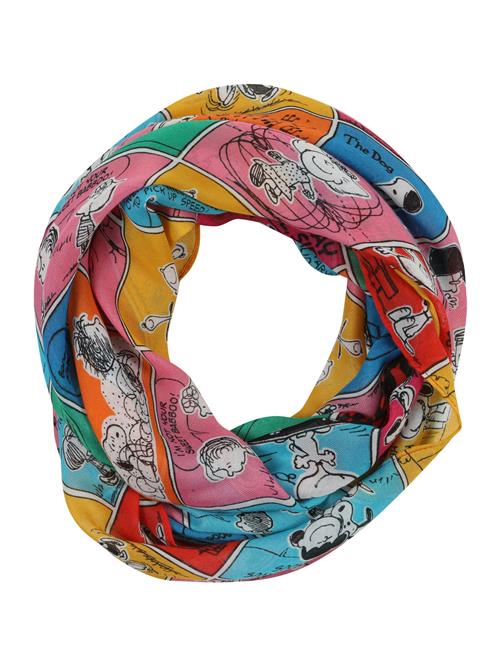 CODELLO Sjal  blå / orange / lys pink / hvid