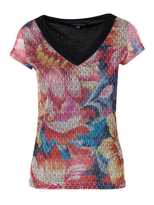 KOROSHI Shirts  himmelblå / gul / rød
