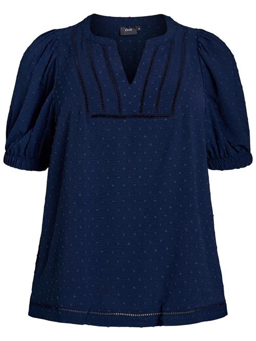 Zizzi Bluse 'MLISSA'  navy