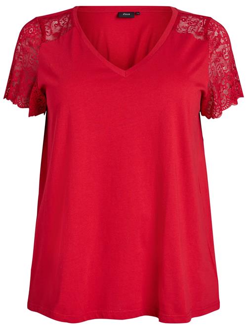 Zizzi Shirts 'MBRynn'  rød