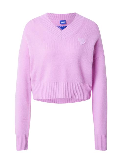HUGO Pullover 'Scutie_B'  blå / lyserød