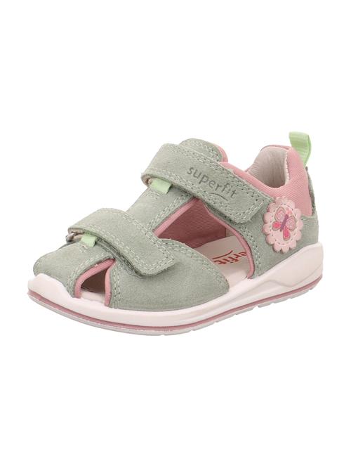 SUPERFIT Sandaler 'Boomerang'  lysegrøn / gammelrosa