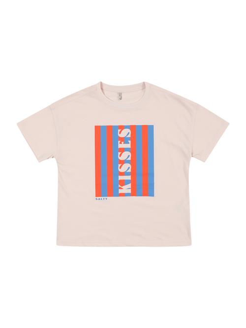 ONLY GIRLS Bluser & t-shirts 'KOGABELONE'  lyseblå / lyserød / orangerød