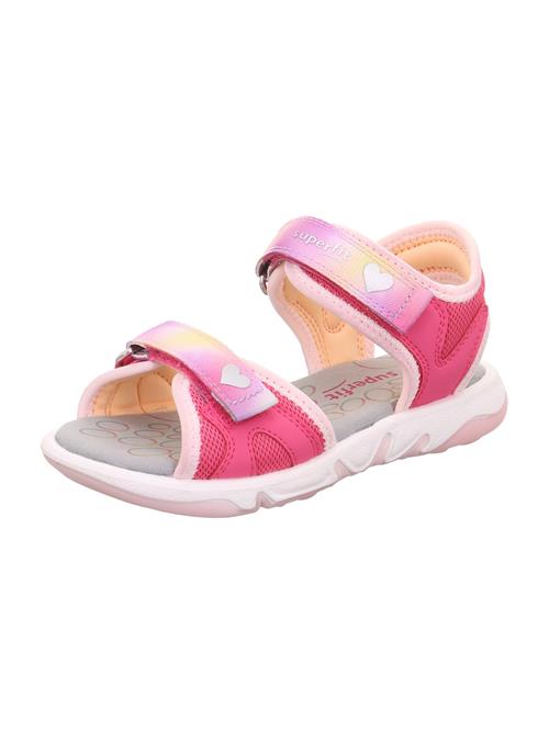 SUPERFIT Sandaler 'Pebbles'  lysegul / pink / rosé