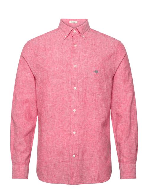 Reg Cotton Linen Shirt GANT Red