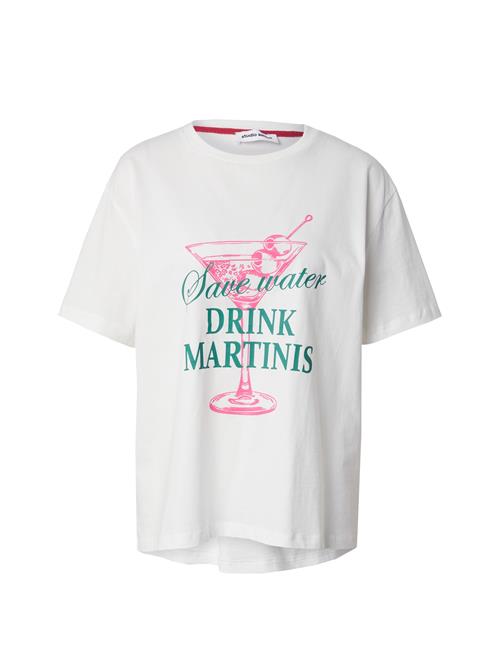 Se STUDIO SELECT Shirts 'Tia'  grøn / lys pink / hvid ved About You