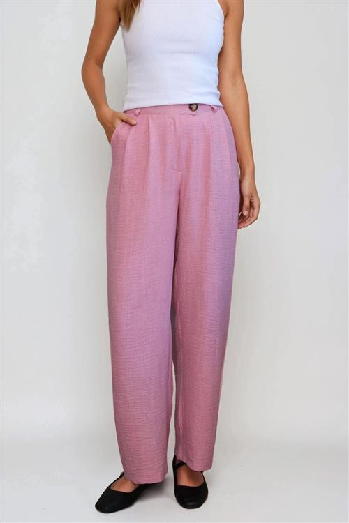 Emma Bukser Loose - Lyserød - XS - TeeShoppen