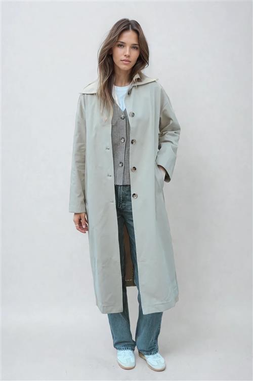 Carla Trenchcoat - Sand - L - TeeShoppen