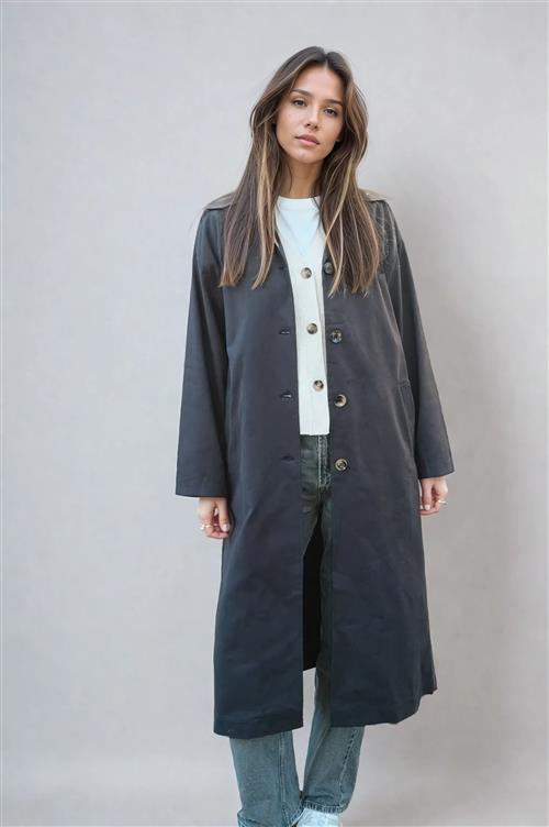 Carla Trenchcoat - Navy - XL - TeeShoppen