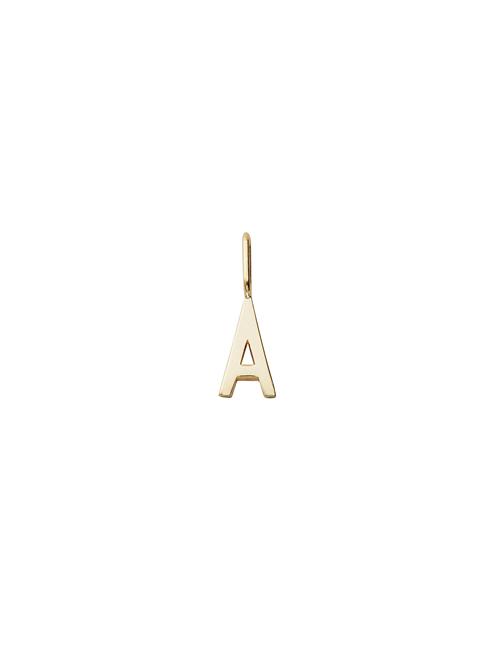 Letter For Initial Necklace A-Z Design Letters Gold