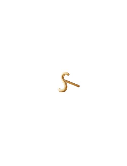 Earring Studs Archetypes, A-Z Design Letters Gold