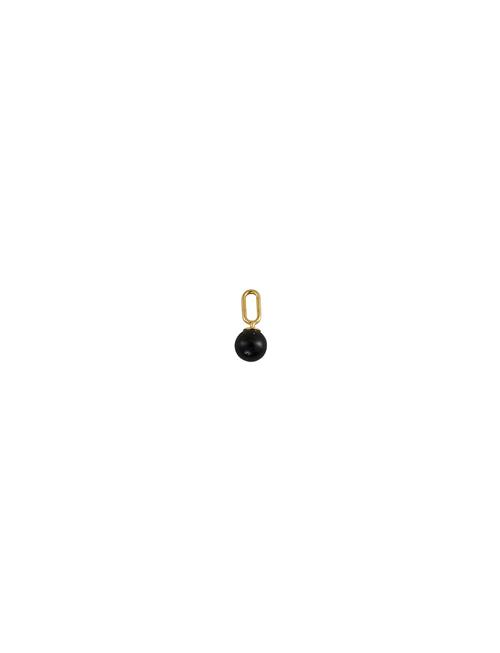 St Drop Charm Design Letters Black