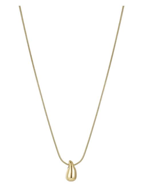 Mini Drop Necklace Gold Bud To Rose Gold