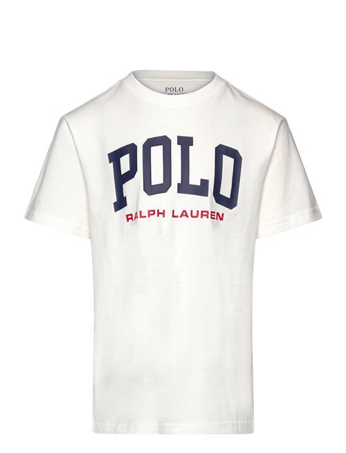 Logo Cotton Jersey Tee Ralph Lauren Kids White