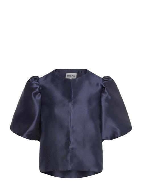 Cleo Pouf Sleeve Blouse Malina Navy