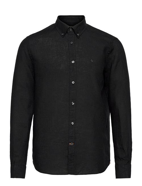 Douglas Linen Shirt-Classic Fit Morris Black