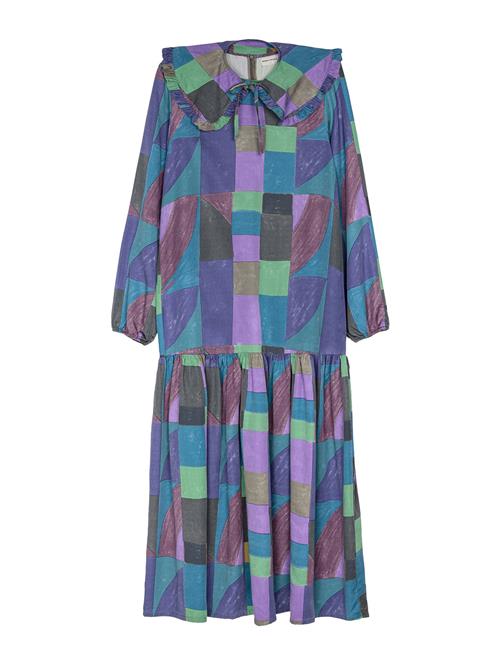 Landscape All Over Long Dress Bobo Choses Blue
