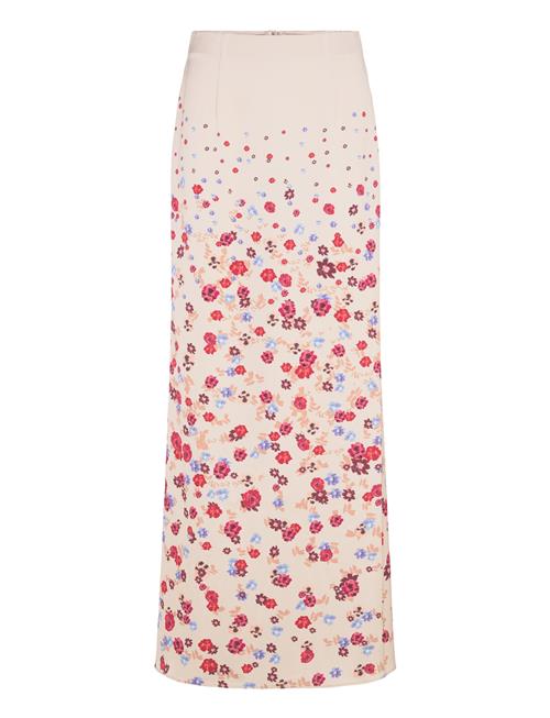 Tessa Satin Slip Maxi Skirt Malina Cream