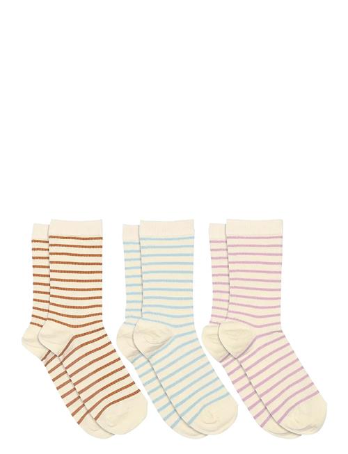 Lydia Socks 3-Pack Mp Denmark Patterned