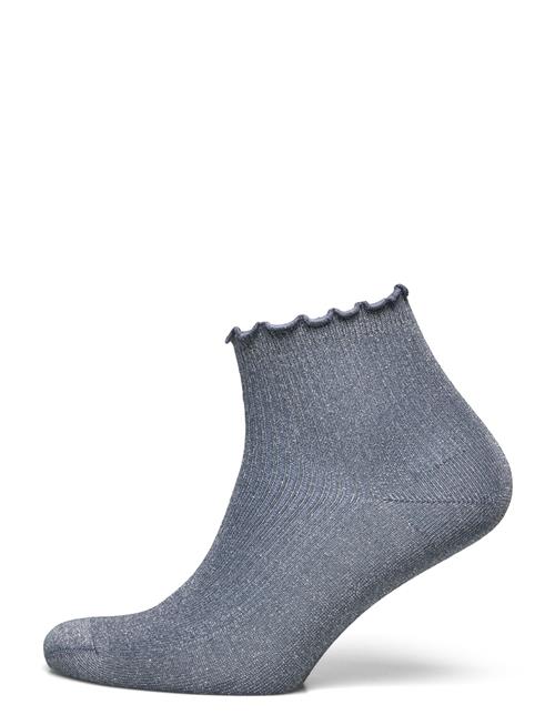 Lis Glitter Short Socks Mp Denmark Blue